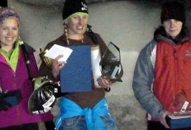 Viktoria Griesser , Christina Huber und Tjasa Kosic (von links)