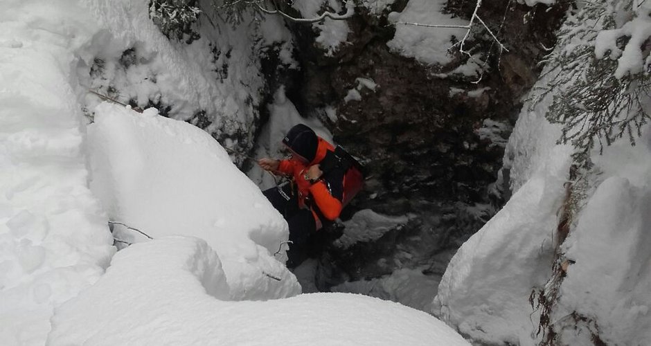 Die Doline beim Seehorn (c) Bergrettung Salzburg