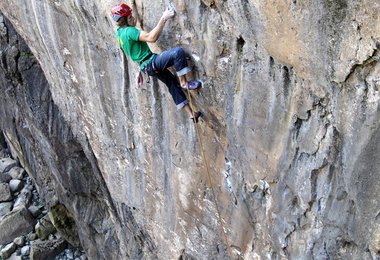 James Pearson beim Flash Versuch von Muy Caliente E10 © David Simmonite