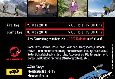 Kollektionsverkauf Mammut Austria