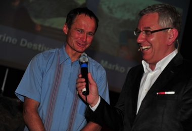 Eiger Award 2010 Gewinner Marko Prezelj mit Röbi Koller