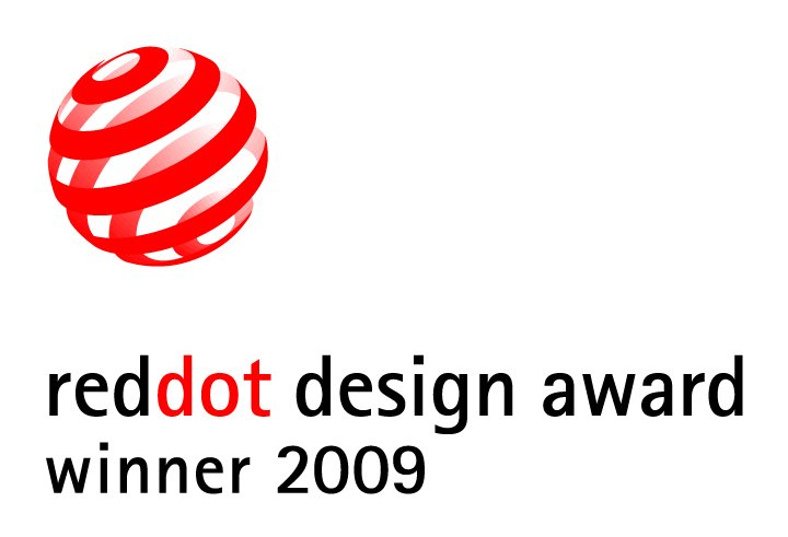 Qualitätssiegel red dot design award  für das Sicherungsgerät Smart