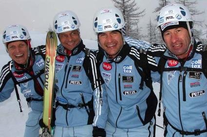 Team-Sieger v.l. Thomas WALLNER, Andreas KIENAST, Markus STOCK und Siegi HOCHENWARTER