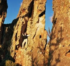 Horca del Inca - erster Felskontakt