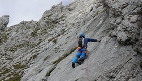 Die tollen Platten in der 5. Seillänge