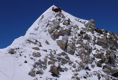 Waldemar, Irivan, Christina und Santiago am Gipfel