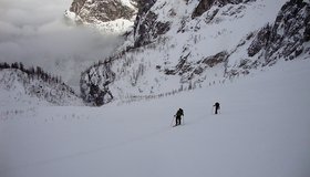 Skitour Bärenlahnscharte von Norden - Kastreinspitzen
