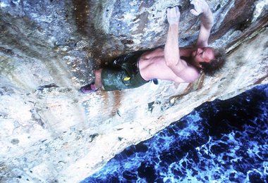 Mein erster DWS (Deep-Water-Soloing) Trip England © A. Hechenberger