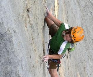 Adam Ondra in Silbergeiger 8b+ Photo: Archiv Ondra