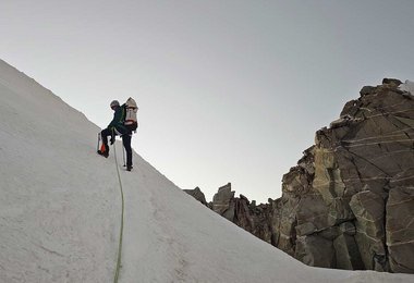Mit dem Ferrino Instinct 40 plus 5 in Richtung der 6000 Meter Grenze