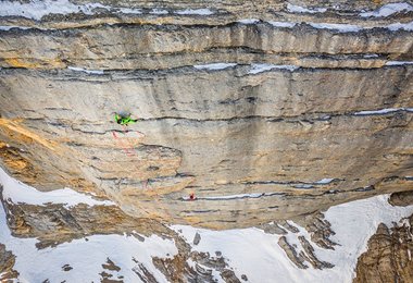 Simon Gietl gelingt die erste Winter-Solo-Begehung des bekannten Mittelpfeiler am Heiligkreuzkofel (2.907 m) 