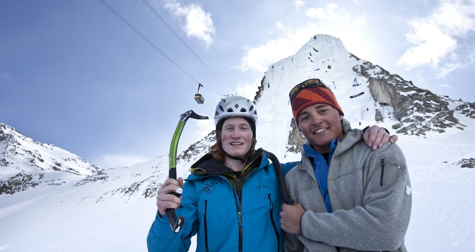 Das Siegerteam Romano Salis und Julian Zanker; Foto: Andrea Badrutt