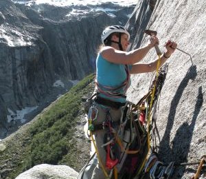 Gerda beim Standplatzeinrichten ein 10 mm Loch ist eine halbe Stunde Arbeit
