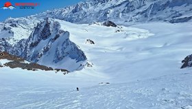 Weisskugel und Langtauferer Spitze vom Hochjoch Hospiz