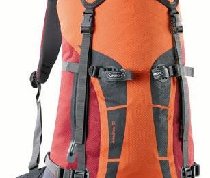 Prämiert wurde der komplett verschweißte Rucksack „Aracanda 30“, bei dem VAUDE zukunftsweisende nahtlose Verarbeitungstechnologien auf geniale Weise kombiniert.