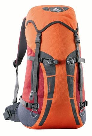 Prämiert wurde der komplett verschweißte Rucksack „Aracanda 30“, bei dem VAUDE zukunftsweisende nahtlose Verarbeitungstechnologien auf geniale Weise kombiniert.