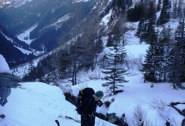 Beim Zustieg. Foto: Strabag Alpinteam