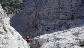 Tiefblick Tellersack - Hesshütte