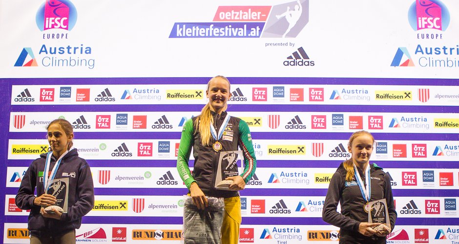 Podium U16 (copyright KVÖ/Liebhaber)