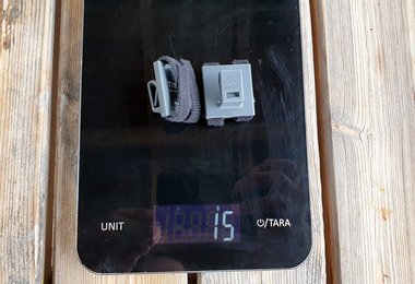 Beide Ti-Clips wiegen zusammen 15 Gramm, über das Zusatzgewicht braucht mal also nicht nachdenken.