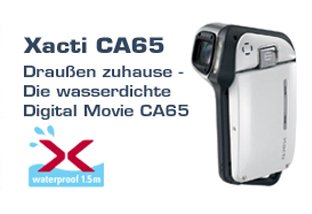 SANYO Xacti CA65 - Wasserdicht bis 1,5 m !