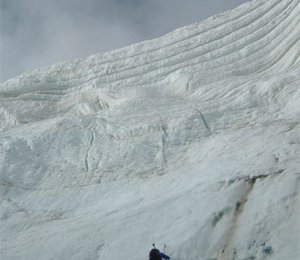 Am Beginn der Schwierigkeiten des Theo Riml Gedenkweges