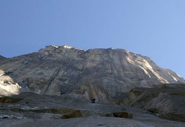 Salathe - jugging fixed ropes in a sea of granite