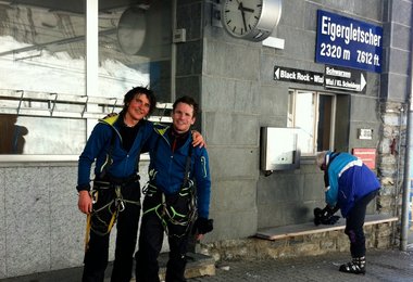 Zurück am Eigergletscher @ Roger Schäli