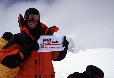 Alfred Schreilechner am Broad Peak Vorgipfel (8035m).