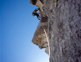 Elegante Kletterei während unserer Erstbegehung "Winds of change" am Littel Sipton