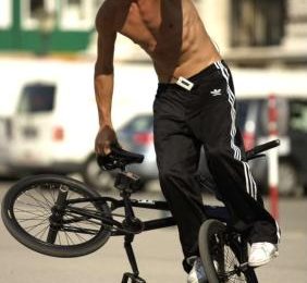 BMX Weltmeister Michi Sommer live