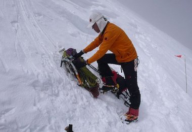Unser kleines Fixiermaterial-Depot auf 7000 m