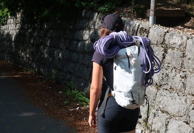 Und schaut noch dazu auf dem Rucksack schick aus ...