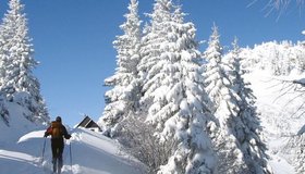 Aufstieg Skitour Blaskögerl 