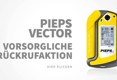 Vorsorgliche Rückrufaktion des PIEPS Vector