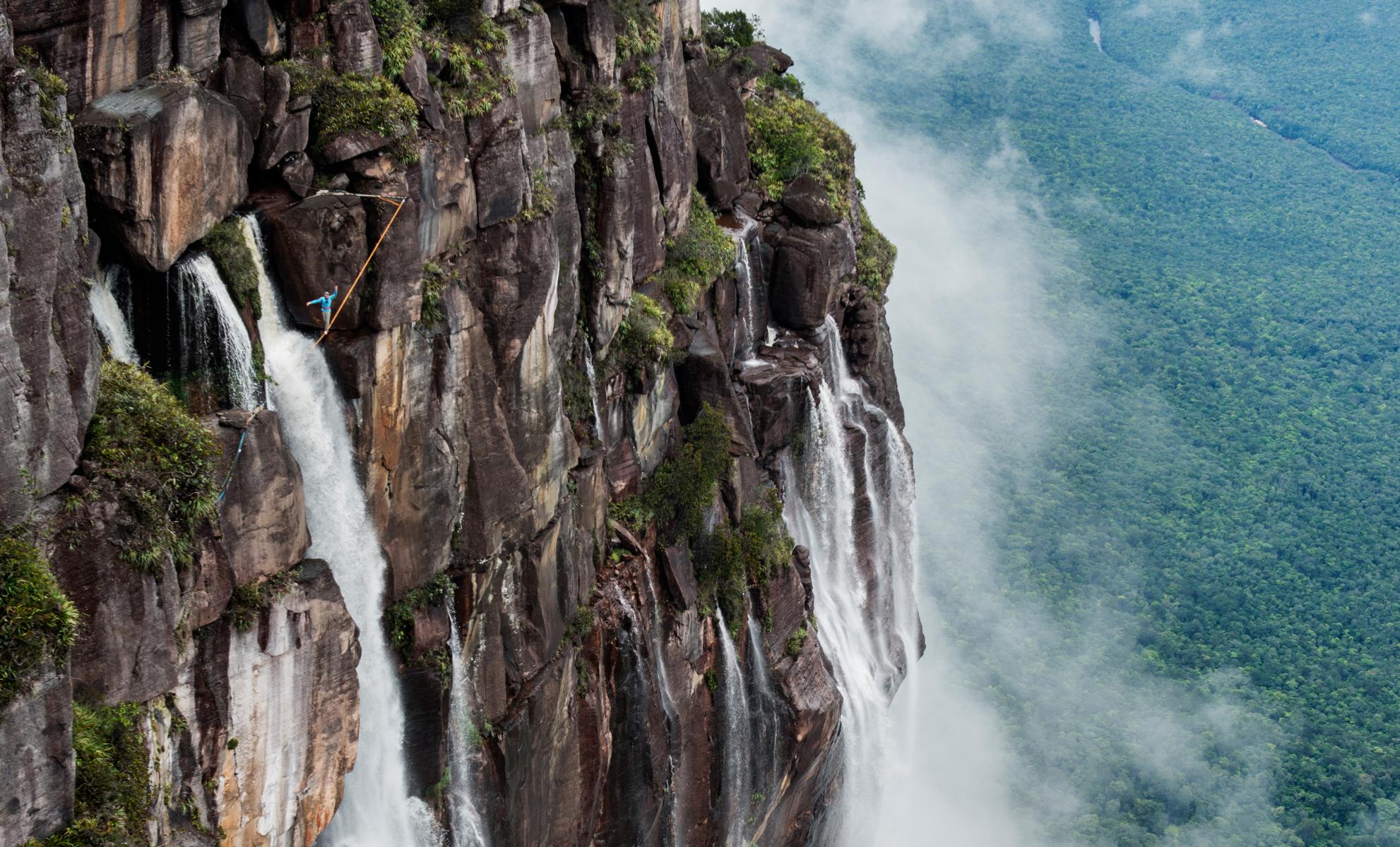 Onsight über den Angel Fall